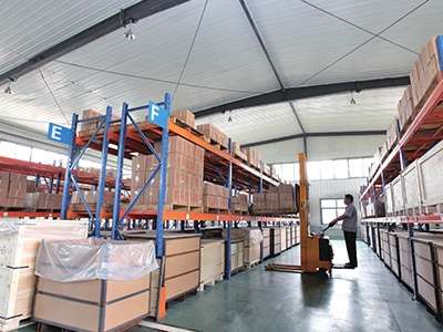 Finished investment castings stored by controlled inventory and shipment lot